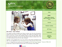 Tablet Screenshot of minorillness.co.uk